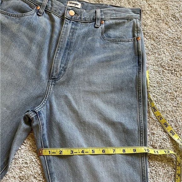 NWT Wrangler Jeans Womens 30x28 Blue Denim WRock 672 High Rise Kick Flare - Picture 10 of 14
